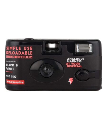 Lomography Simple Use Reloadable Film Camera Black & White Film