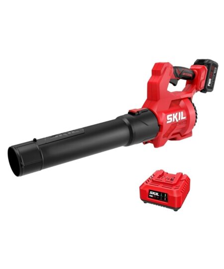 SKIL PWR CORE 20 420 CFM Leaf Blower, 20-Volt Battery and Charger Included - BL0420B-13