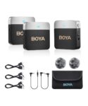 BOYA Wireless Lavalier Microphone BY-M1V2 Dual Channel Wireless Microphones