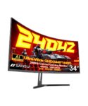 SANSUI 34 Inch 240Hz Ultrawide Curved Gaming Monitor