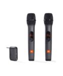 JBL Wireless Two Microphone System with Dual-Channel Receiver, Black
