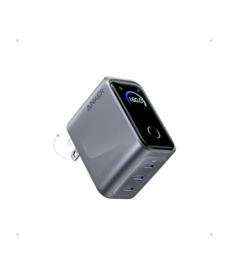 Anker Prime Charger, 160W 3-Port Compact GaN USB C Charger Block