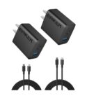 Anker iPhone 17/16 Charger, 2-Pack 20W Fast USB C Charger Block (2 Pack & 2 Cable)