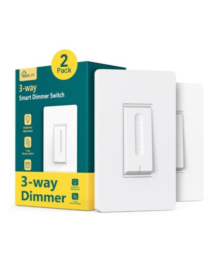 TREATLIFE 3 Way Smart Dimmer Switch 2 Pack