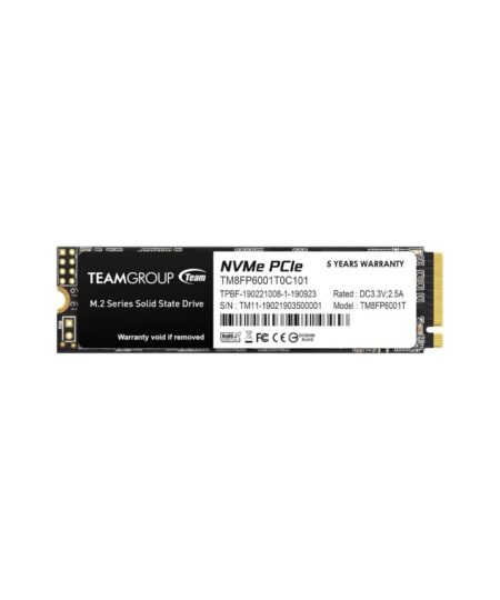 TEAMGROUP MP33 1TB SLC Cache 3D NAND TLC NVMe 1.3 PCIe Gen3x4 M.2 2280 Internal SSD