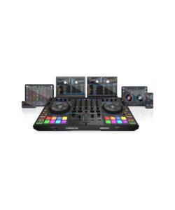 Reloop Mixon 8 Pro 4-Channel DJ Controller, Black