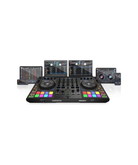 Reloop Mixon 8 Pro 4-Channel DJ Controller, Black