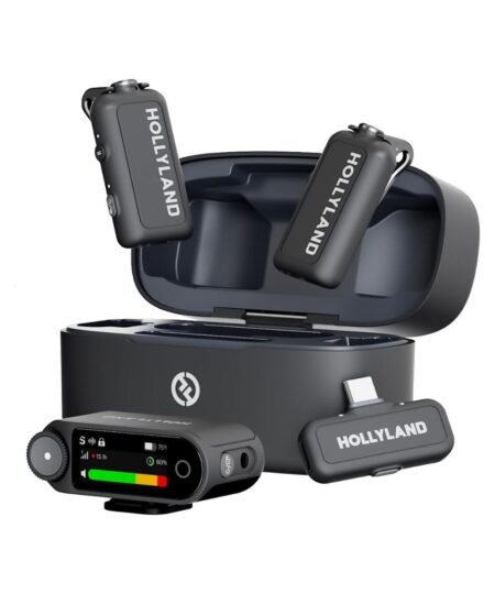 Hollyland Lark MAX 2 Wireless Lavalier Microphone (Combo, 2TX + 2RX + Charging Case)