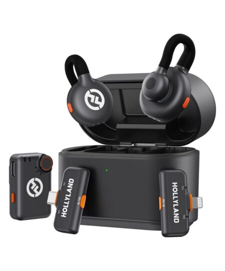 Hollyland Lark M2S Ultimate Combo (Camera RX+USB-C RX+Lightning RX) Wireless Lavalier Microphone