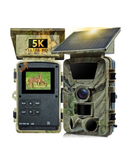 Solar Trail Camera, 5K WiFi Game Camera