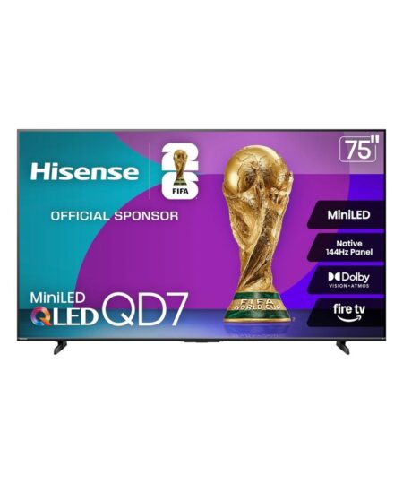 Hisense 75" QD7 Mini-LED 4K Smart Fire TV (75QD7QF)