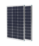 RENOGY 100-Watt 12-Volt Monocrystalline Solar Panel (2 pcs)