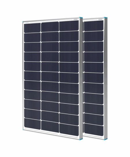 RENOGY 100-Watt 12-Volt Monocrystalline Solar Panel (2 pcs)